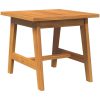 Sidobord Massivt Akaciaträ vidaXL 45 x 45 x 40 cm – miniatyr 5