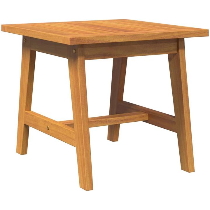 Sidobord Massivt Akaciaträ vidaXL 45 x 45 x 40 cm – bild 5