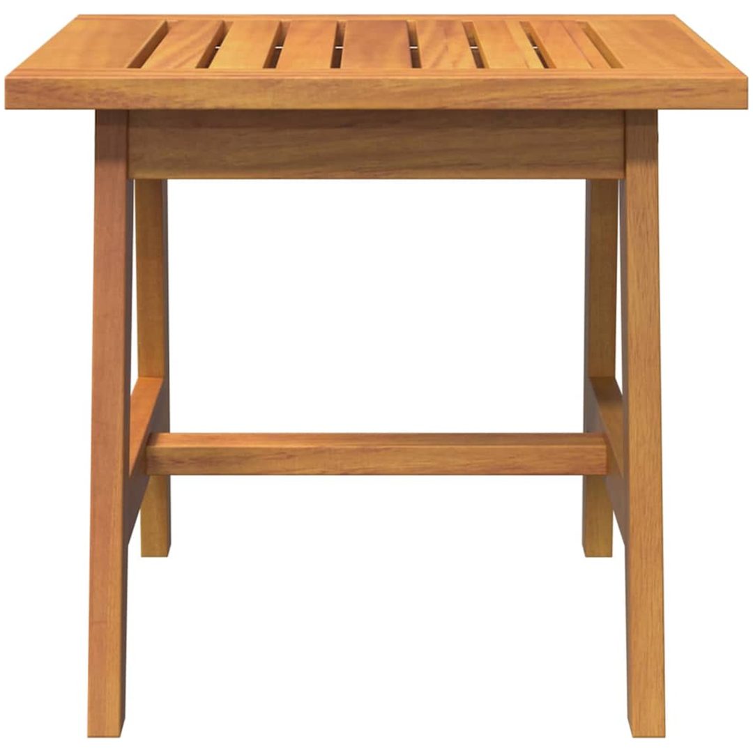 Sidobord Massivt Akaciaträ vidaXL 45 x 45 x 40 cm – bild 6