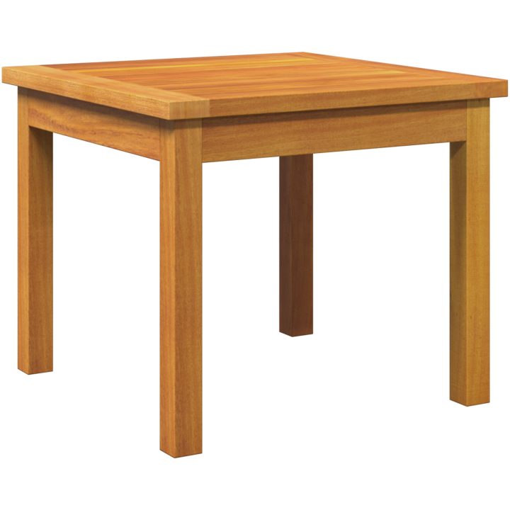 Sidobord Massivt trä Akacia vidaXL 45 x 45 x 38 cm – bild 2