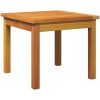Sidobord Massivt trä Akacia vidaXL 45 x 45 x 38 cm – miniatyr 5