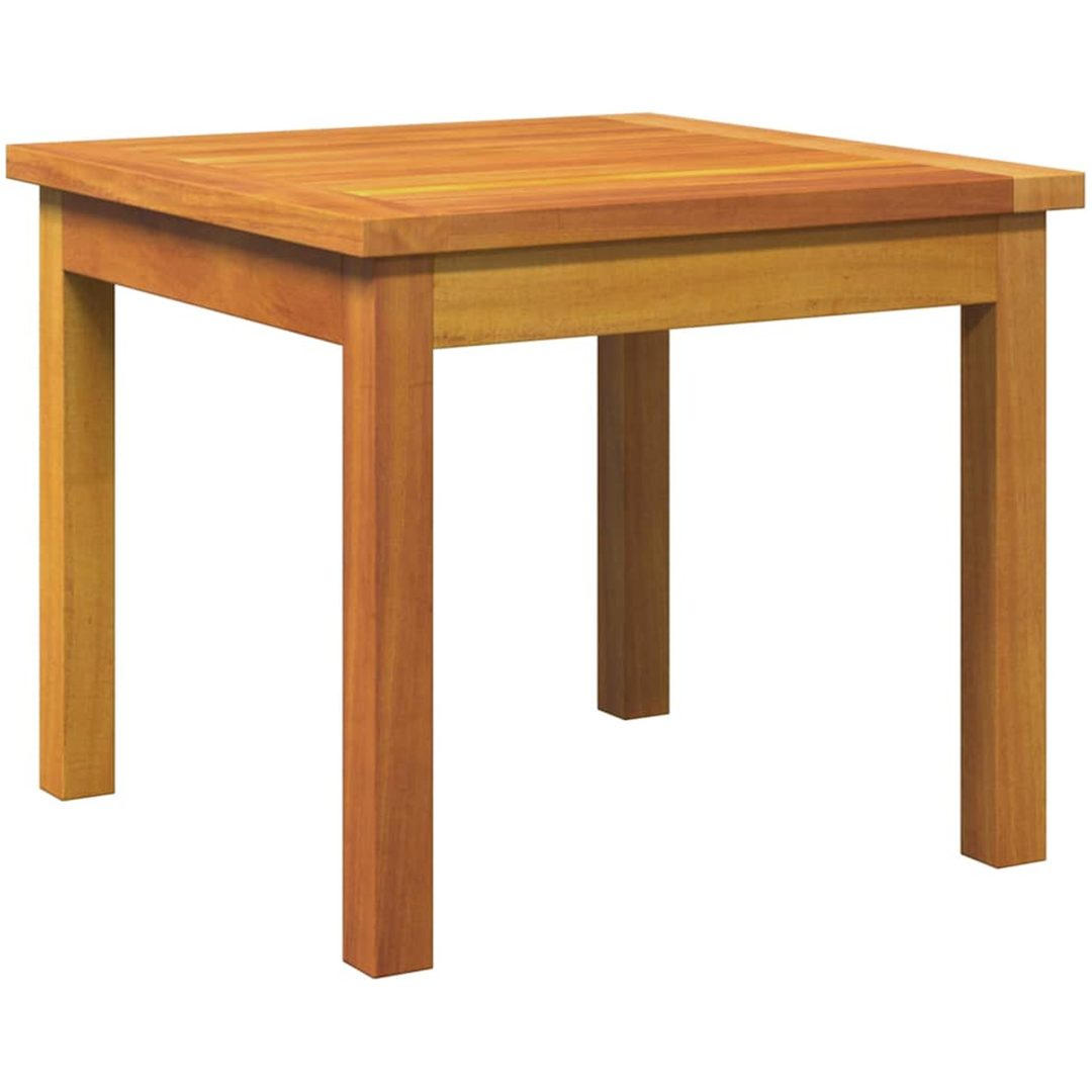 Sidobord Massivt trä Akacia vidaXL 45 x 45 x 38 cm – bild 5