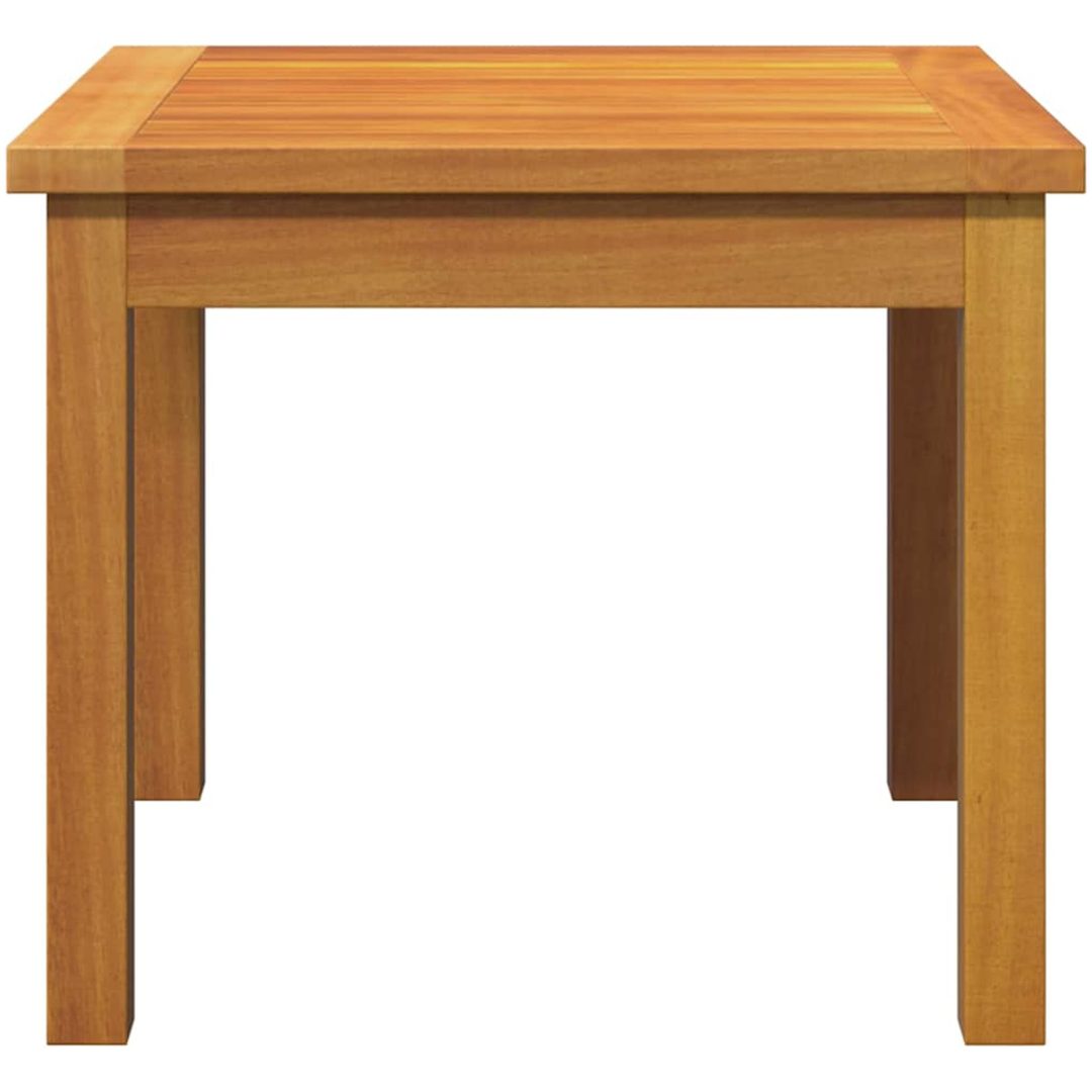 Sidobord Massivt trä Akacia vidaXL 45 x 45 x 38 cm – bild 6