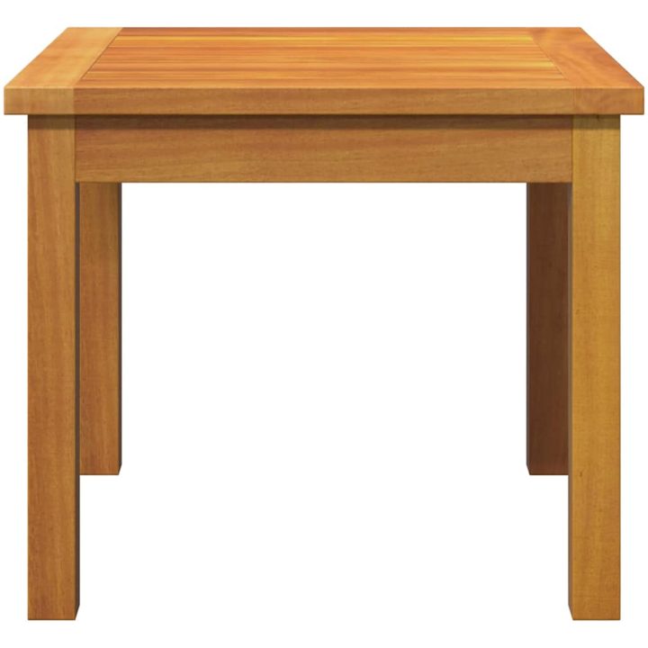 Sidobord Massivt trä Akacia vidaXL 45 x 45 x 38 cm – bild 6