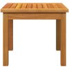 Sidobord Massivt trä Akacia vidaXL 45 x 45 x 38 cm – miniatyr 7