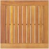 Sidobord Massivt trä Akacia vidaXL 45 x 45 x 38 cm – miniatyr 8