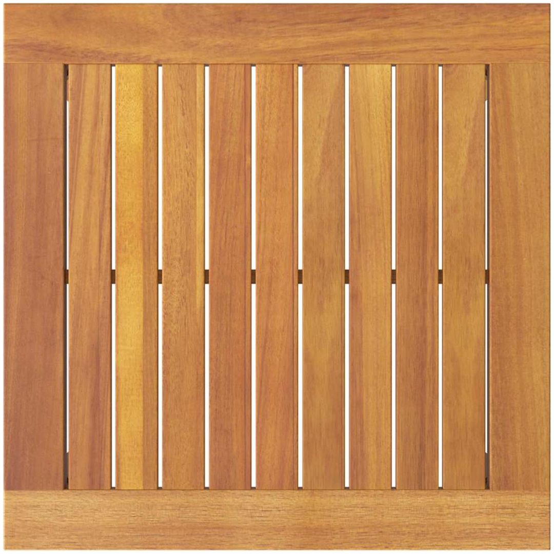 Sidobord Massivt trä Akacia vidaXL 45 x 45 x 38 cm – bild 8