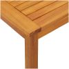 Sidobord Massivt trä Akacia vidaXL 45 x 45 x 38 cm – miniatyr 9
