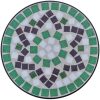 Sidobord med mosaik grön vit vidaXL 30 x 60 cm – miniatyr 3
