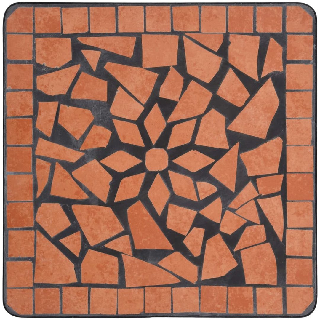 Sidobord med mosaik terrakotta keramik vidaXL – bild 5