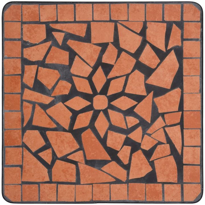 Sidobord med mosaik terrakotta keramik vidaXL – bild 5