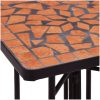 Sidobord med mosaik terrakotta keramik vidaXL – miniatyr 6