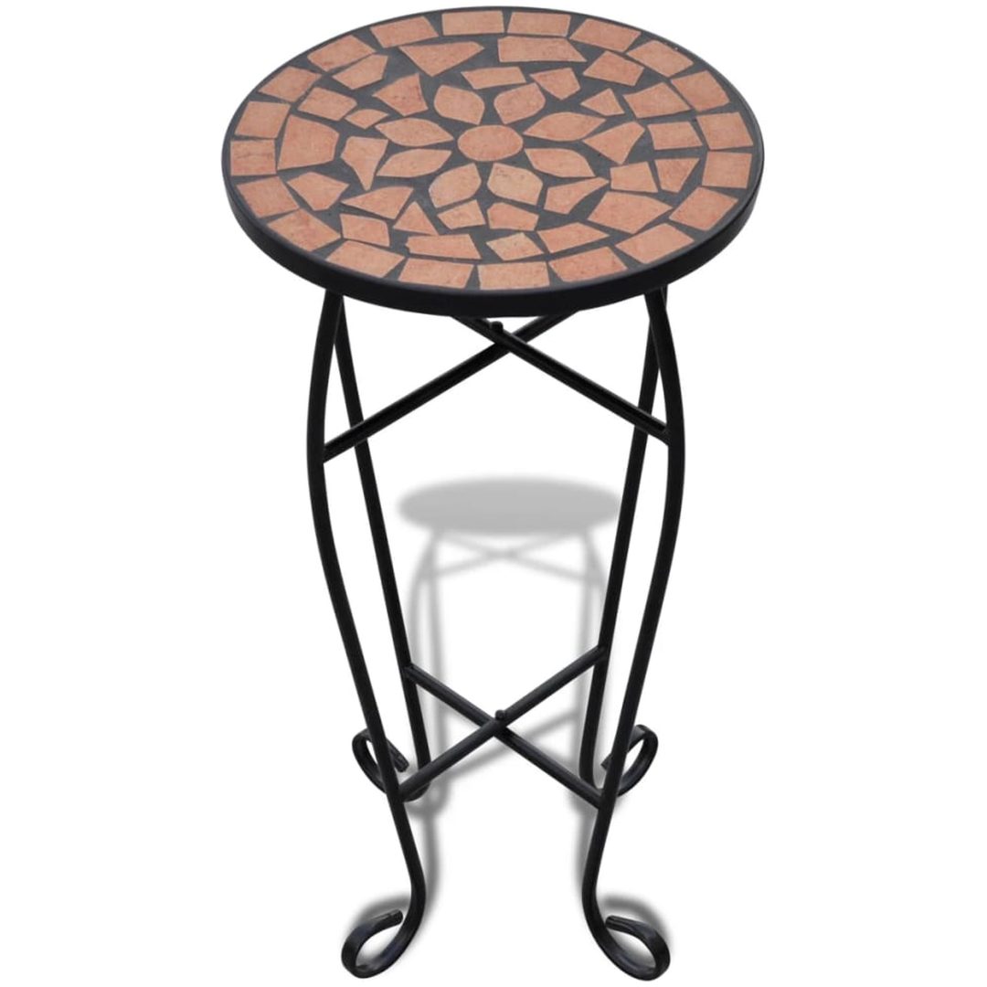 Sidobord med mosaik terrakotta vidaXL 30 x 60 cm – bild 2