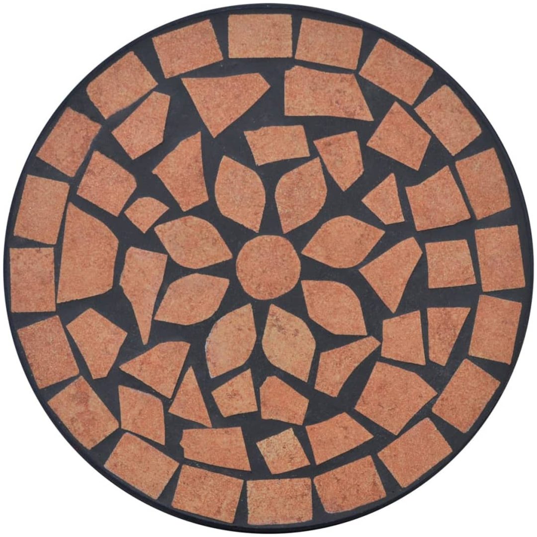 Sidobord med mosaik terrakotta vidaXL 30 x 60 cm – bild 3