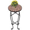 Sidobord med mosaik terrakotta vidaXL 30 x 60 cm – miniatyr 1