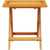 Sidobord trädgård 40x40x40 cm massivt akaciaträ vidaXL – miniatyr 3