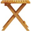 Sidobord trädgård 40x40x40 cm massivt akaciaträ vidaXL – miniatyr 4