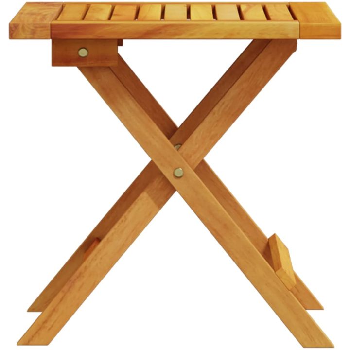 Sidobord trädgård 40x40x40 cm massivt akaciaträ vidaXL – bild 4