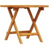Sidobord trädgård 40x40x40 cm massivt akaciaträ vidaXL – miniatyr 5