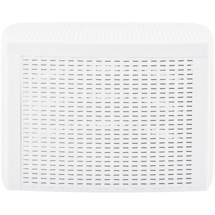 Sidobord vit 54x54x36,5 cm plast vidaXL – bild 2