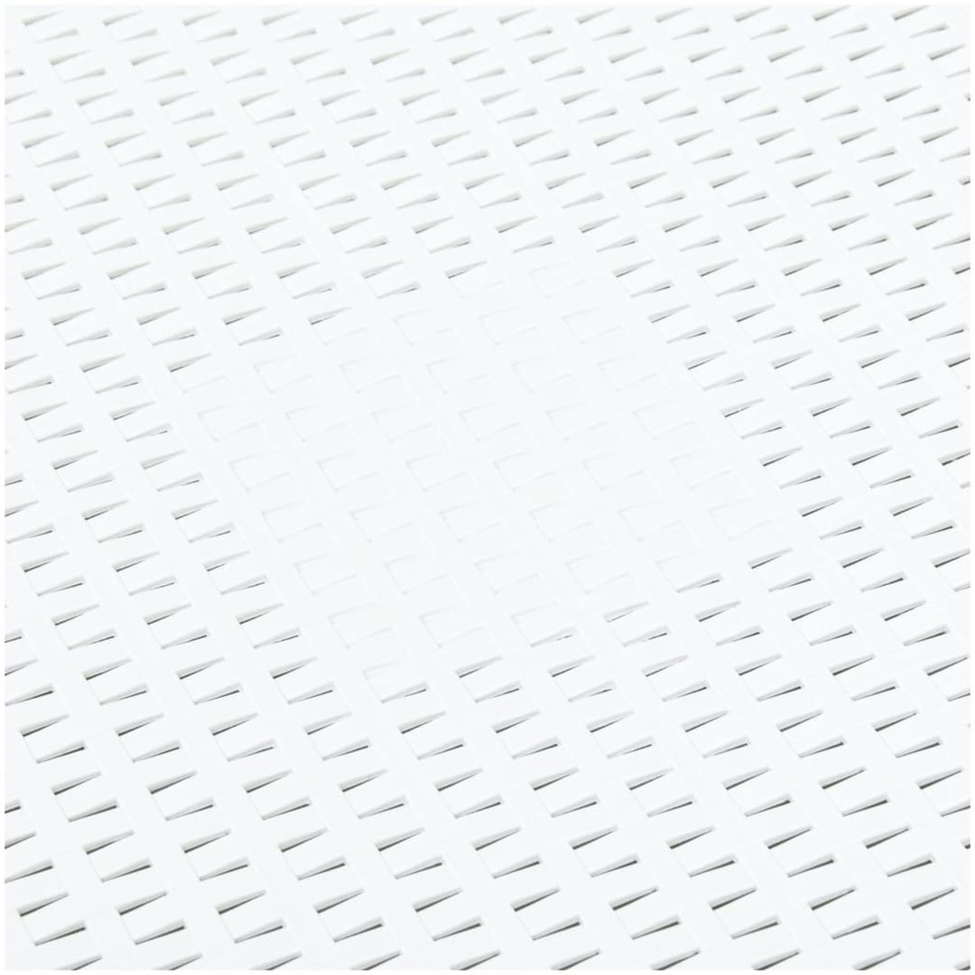 Sidobord vit 54x54x36,5 cm plast vidaXL – bild 5