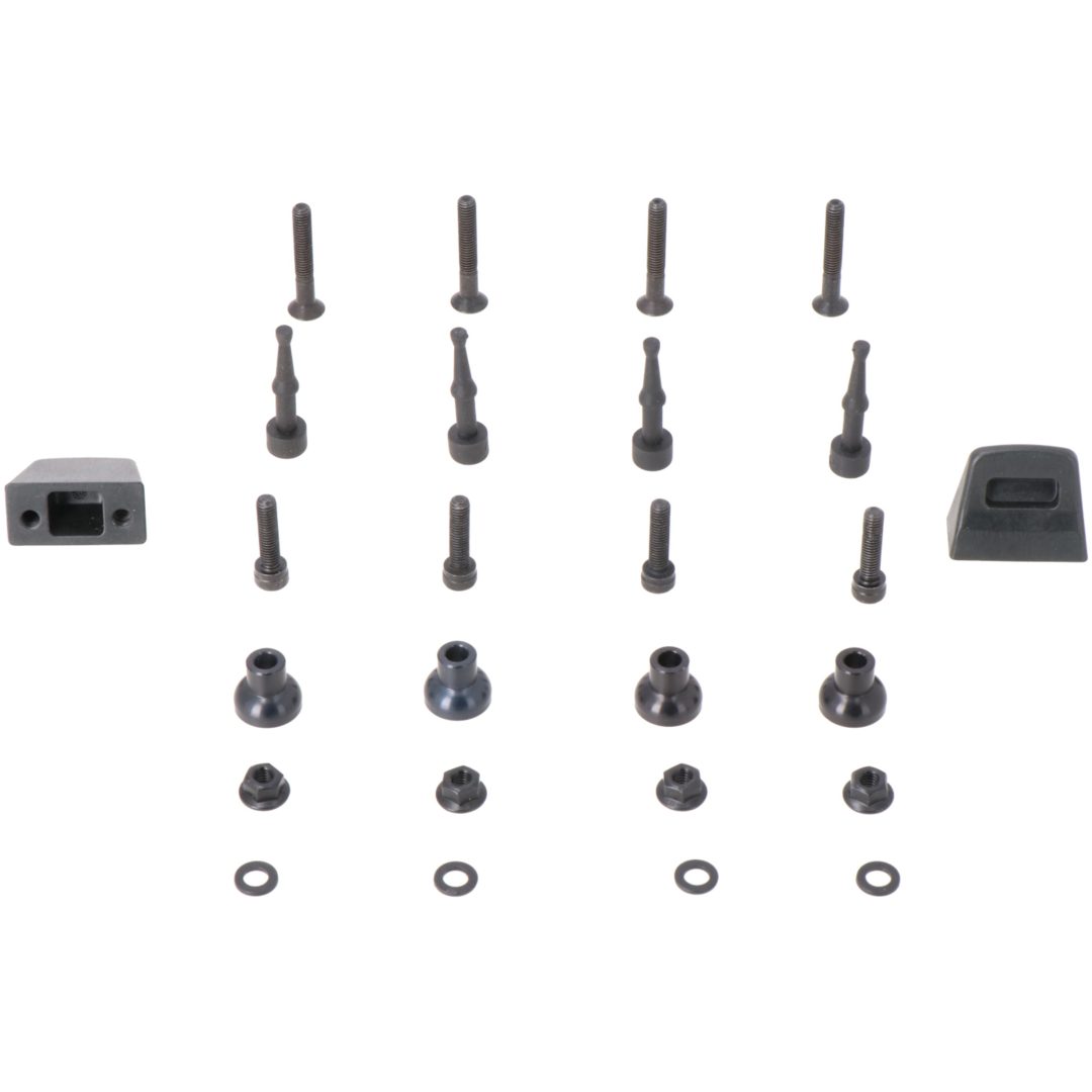 Sidofäste Adapterkit Evo Svart SW-MOTECH För Givi Monokey sidorväskor