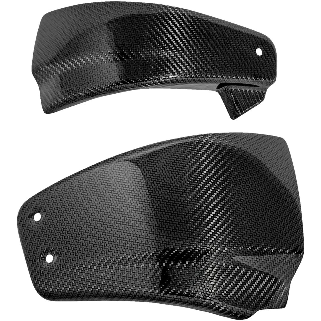 Sidokåpa Kolfiber Svart Blank SADDLEMEN