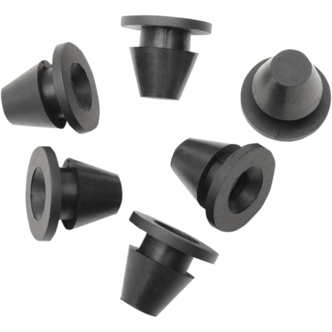Sidokåpsgenomföring Svart 6-pack DRAG SPECIALTIES