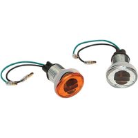 Sidomarkeringsljus Flat Oval Klart K&S Technologies