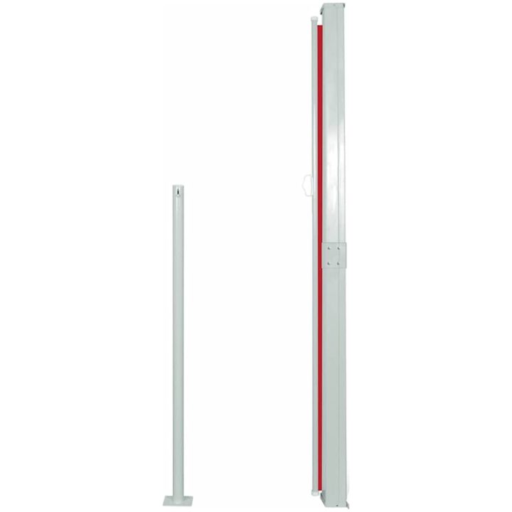 Sidomarkis för uteplats röd vidaXL 160 x 300 cm – bild 3