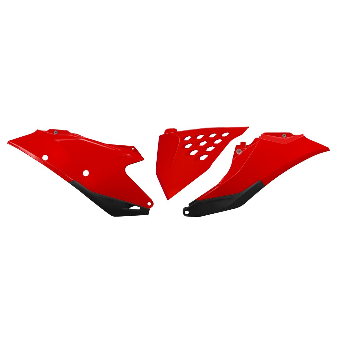 Sidopanel Vented ABS Plast Röd UFO