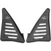 Sidoskydd Svart Aluminium Slash Cut BURLY BRAND Sidokåpa – miniatyr 2