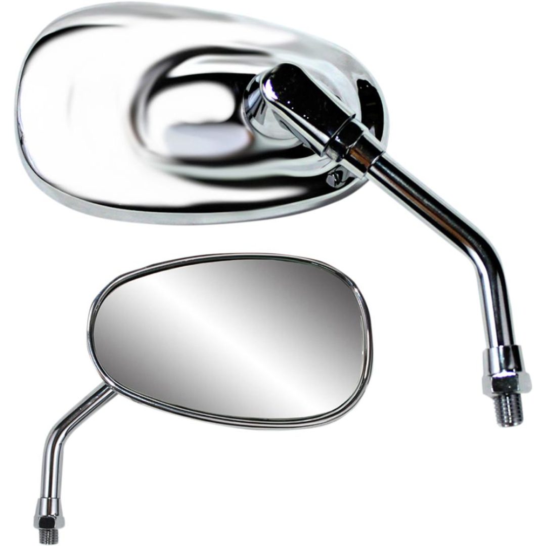 Sidospegel Classic American-style Silver/Krom PARTS UNLIMITED Spegel