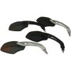 Sidospegel E-märkt Ersättning Svart/Matt Aluminium PARTS EUROPE Spegel – miniatyr 1