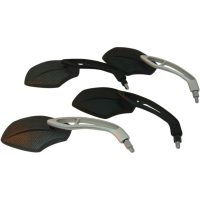 Sidospegel E-märkt Ersättning Svart/Matt Aluminium PARTS EUROPE