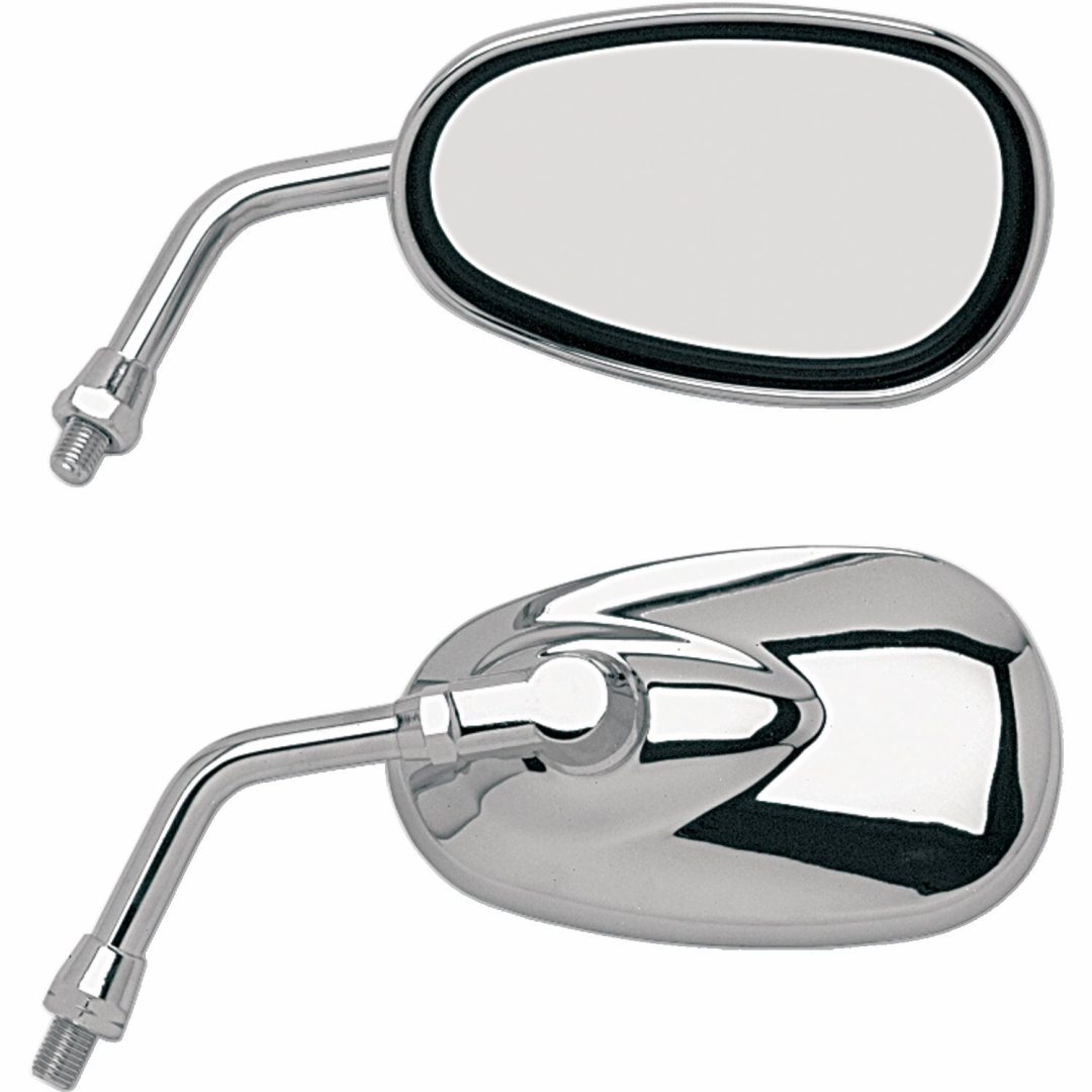 Sidospegel 'lil' Cruiser Krom/Silver Aluminium EMGO Spegel