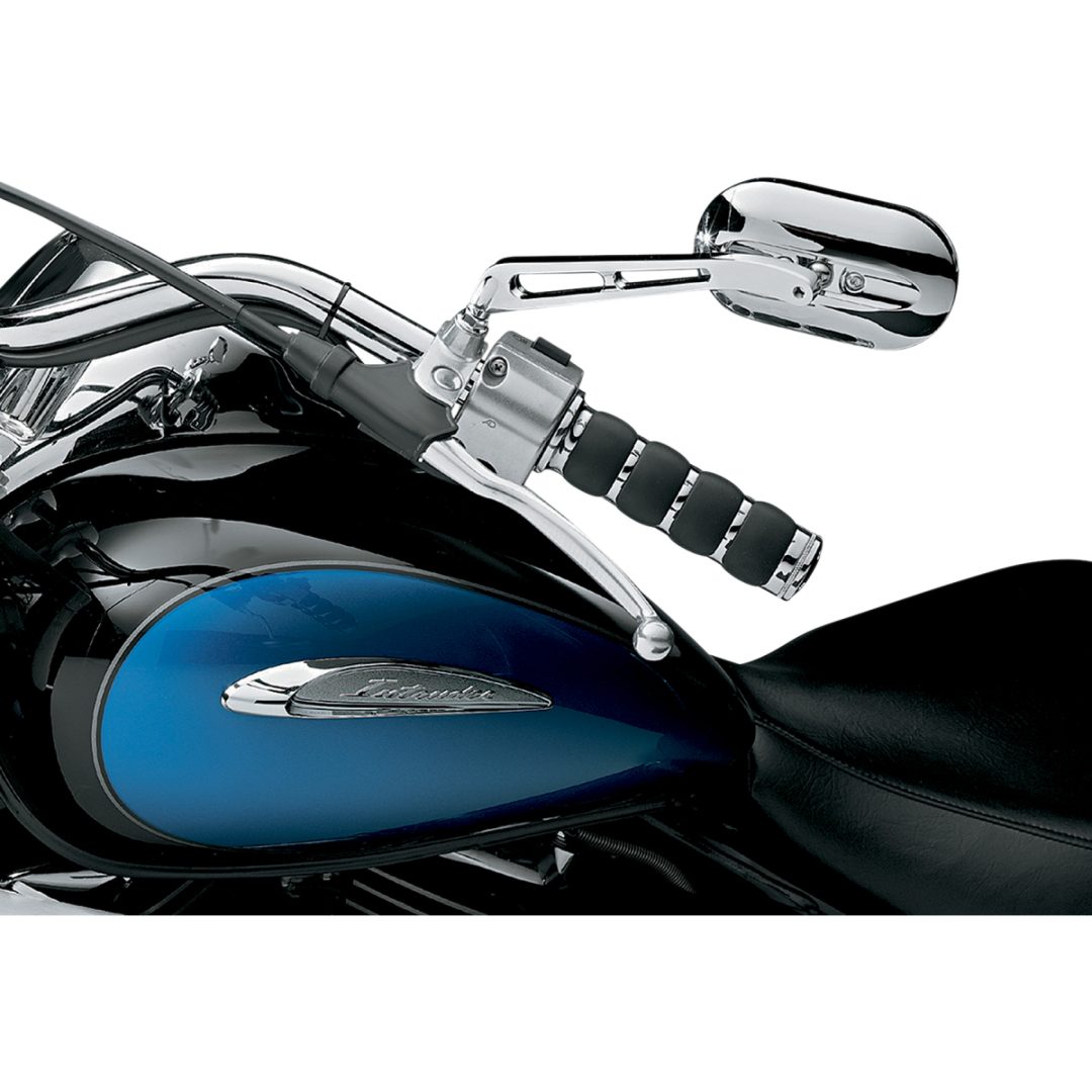 Sidospegel Magnum Silver/Krom KURYAKYN Spegel – bild 2