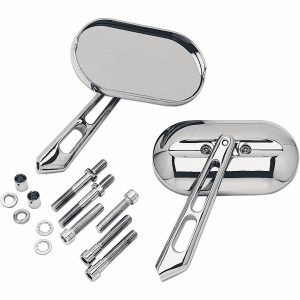 Sidospegel Magnum Silver/Krom KURYAKYN