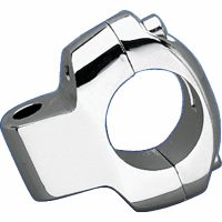 Sidospegel Miller's Mirror Clamp Krom/Grå DRAG SPECIALTIES