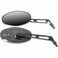 Sidospegel Oval Billet Aluminium EMGO