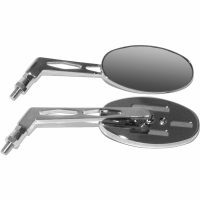 Sidospegel Oval Billet Aluminium EMGO