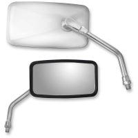 Sidospegel Rektangulär Rostfritt Stål Silver/Krom PARTS UNLIMITED