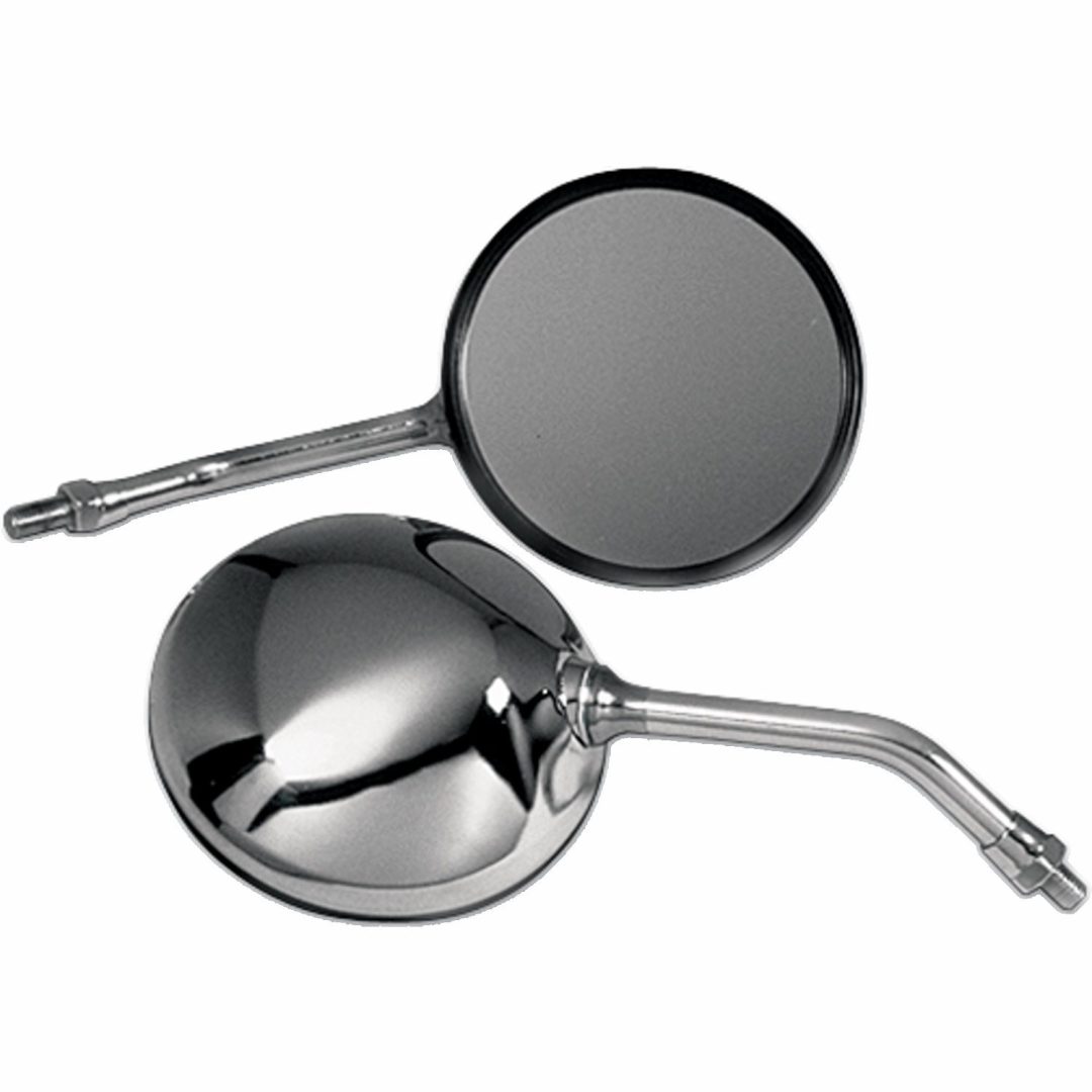 Sidospegel Rund Universal Chrome/Silver Aluminium EMGO Spegel