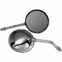 Sidospegel Rund Universal Chrome/Silver Aluminium EMGO