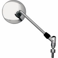 Sidospegel Universal Euro Silver/Krom Aluminium EMGO