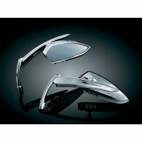 Sidospeglar Scythe Silver/Krom Aluminium KURYAKYN
