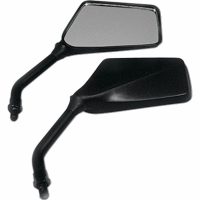 Sidospeglar Trimline Svart/Matt Aluminium EMGO