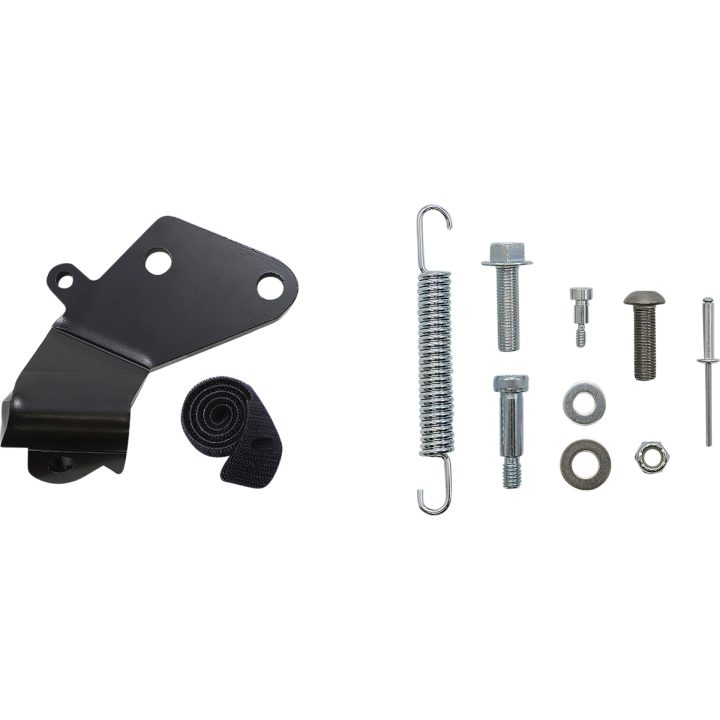 Sidostöd Svart Anodiserad Aluminium MOOSE OFFROAD HARD-PARTS – bild 2