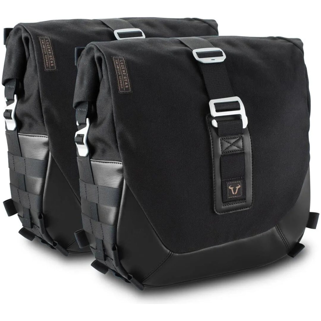 Sidoväska Gear LC Svart Vaxduk SW-MOTECH