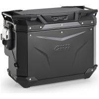 Sidoväska Trekker Outback EVO Black Line 40L Höger Mattsvart Aluminium Givi